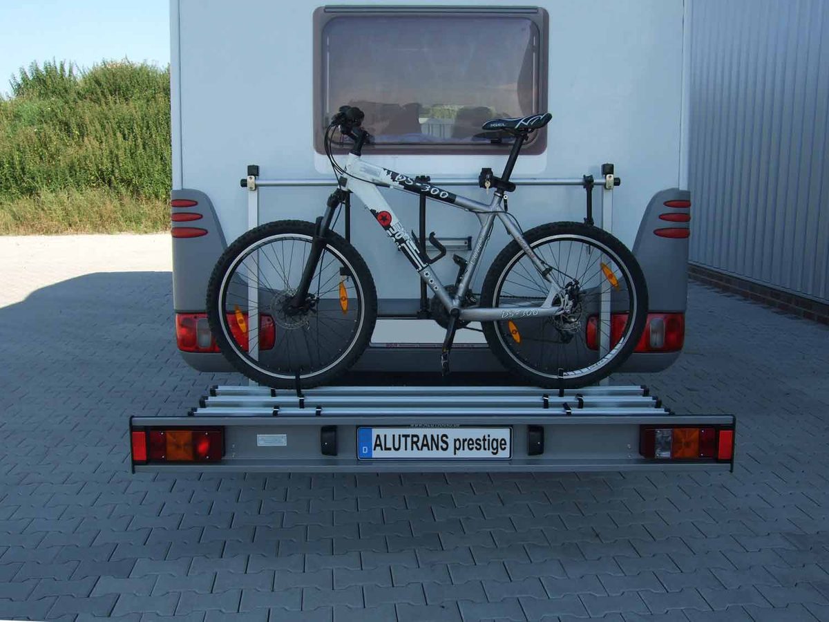 ALUTRANS prestige Fahrradträger am Wohnmobil
